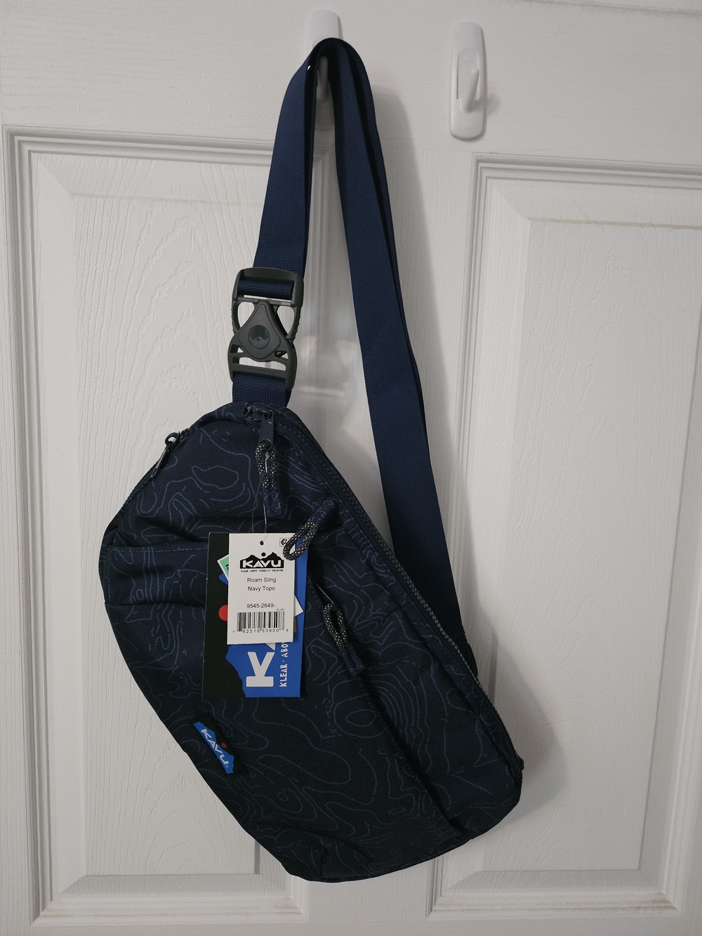 KAVU Navy Topo Rope Sling Bag - Men